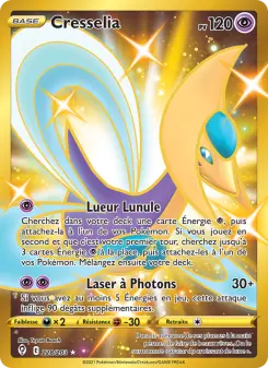 Cresselia — carte 228 de l’extension Évolution Céleste