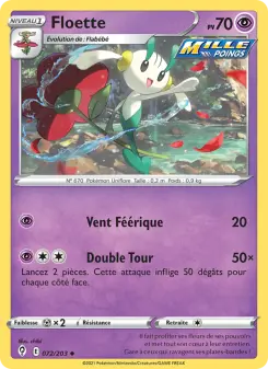 Floette — carte 72 de l’extension Évolution Céleste