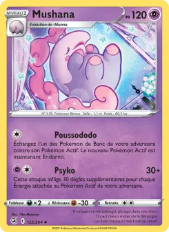 Mushana — carte 122 de l’extension Poing de Fusion