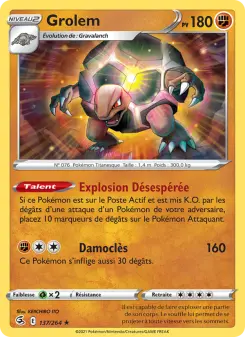 Grolem — carte 137 de l’extension Poing de Fusion