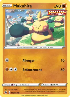 Makuhita — carte 142 de l’extension Poing de Fusion