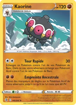 Kaorine — carte 145 de l’extension Poing de Fusion