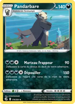 Pandarbare — carte 174 de l’extension Poing de Fusion