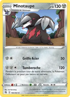 Minotaupe — carte 183 de l’extension Poing de Fusion