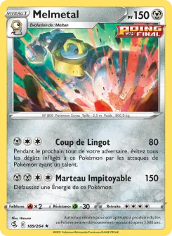 Melmetal — carte 189 de l’extension Poing de Fusion
