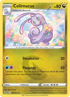 Colimucus — carte 196 de l’extension Poing de Fusion