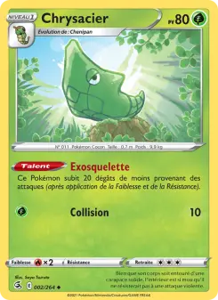 Chrysacier — carte 2 de l’extension Poing de Fusion
