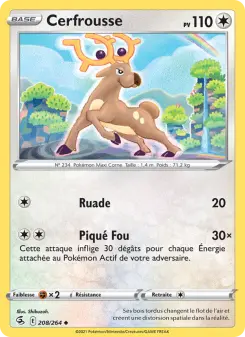 Cerfrousse — carte 208 de l’extension Poing de Fusion