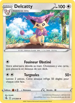 Delcatty — carte 211 de l’extension Poing de Fusion
