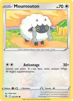 Moumouton — carte 222 de l’extension Poing de Fusion