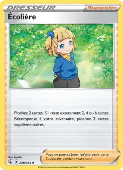 Écolière — carte 239 de l’extension Poing de Fusion