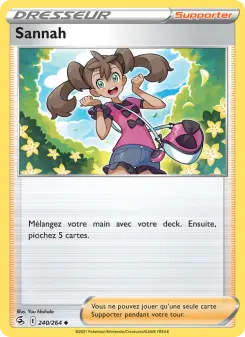 Sannah — carte 240 de l’extension Poing de Fusion