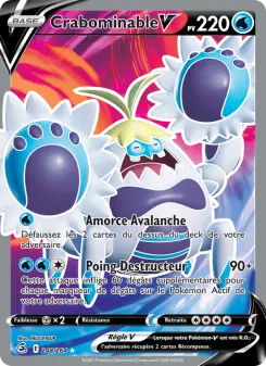 Crabominable V — carte 248 de l’extension Poing de Fusion