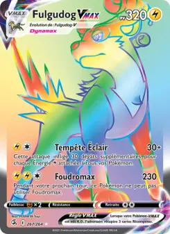 Fulgudog VMAX — carte 267 de l’extension Poing de Fusion