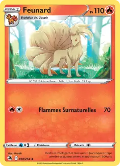 Feunard — carte 30 de l’extension Poing de Fusion