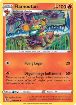 Flamoutan — carte 38 de l’extension Poing de Fusion