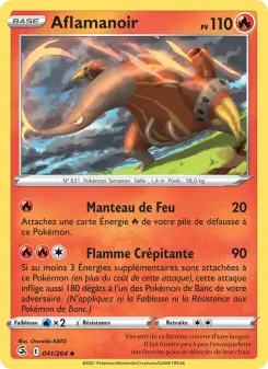 Aflamanoir — carte 41 de l’extension Poing de Fusion