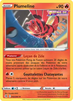 Plumeline — carte 42 de l’extension Poing de Fusion