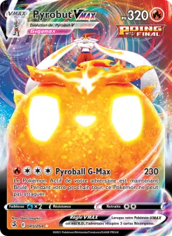Pyrobut VMAX — carte 45 de l’extension Poing de Fusion
