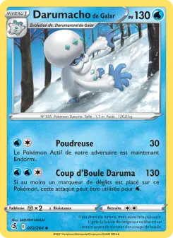 Darumacho de Galar — carte 72 de l’extension Poing de Fusion
