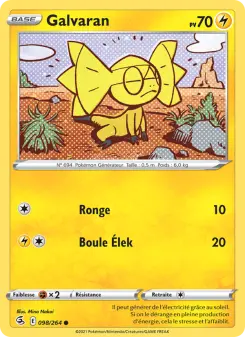Galvaran — carte 98 de l’extension Poing de Fusion
