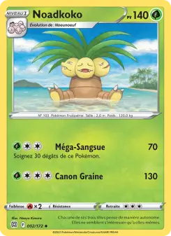 Noadkoko — carte 002 de l’extension Stars Étincelantes
