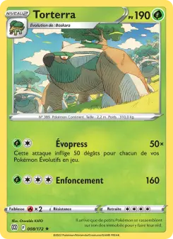 Torterra — carte 008 de l’extension Stars Étincelantes