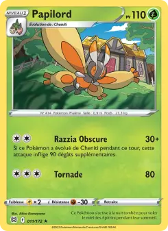 Papilord — carte 011 de l’extension Stars Étincelantes