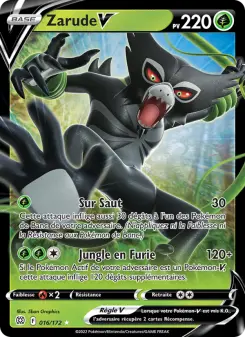 Zarude V — carte 016 de l’extension Stars Étincelantes