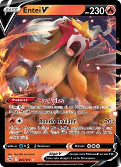 Entei V — carte 022 de l’extension Stars Étincelantes