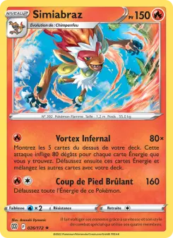Simiabraz — carte 026 de l’extension Stars Étincelantes