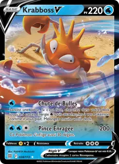 Krabboss V — carte 028 de l’extension Stars Étincelantes