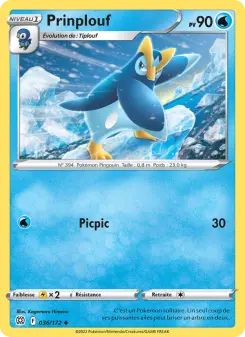 Prinplouf — carte 036 de l’extension Stars Étincelantes