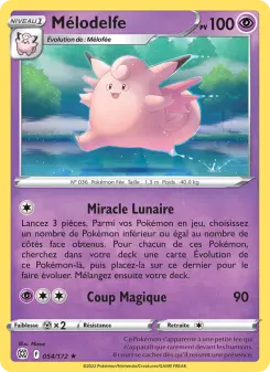 Mélodelfe — carte 054 de l’extension Stars Étincelantes