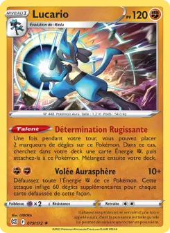 Lucario — carte 079 de l’extension Stars Étincelantes