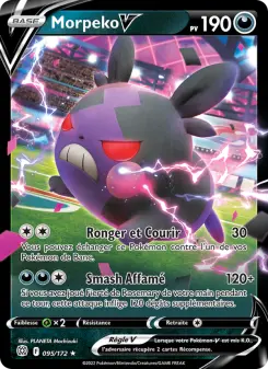 Morpeko V — carte 095 de l’extension Stars Étincelantes