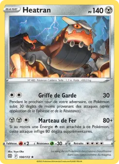 Heatran — carte 100 de l’extension Stars Étincelantes
