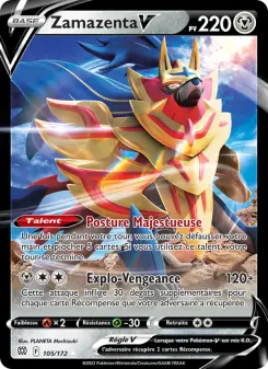 Zamazenta V — carte 105 de l’extension Stars Étincelantes