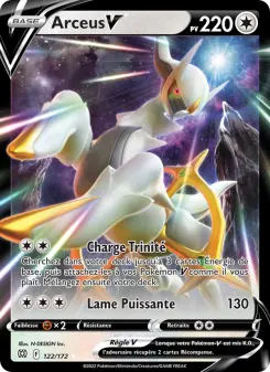 Arceus V — carte 122 de l’extension Stars Étincelantes