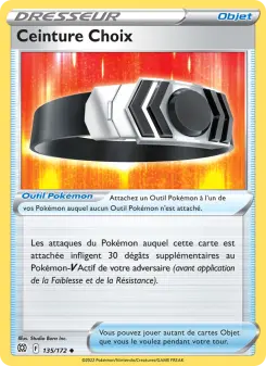 Ceinture Choix — carte 135 de l’extension Stars Étincelantes