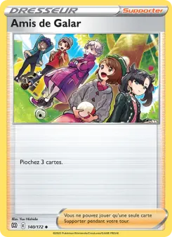 Amis de Galar — carte 140 de l’extension Stars Étincelantes