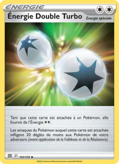 Énergie Double Turbo — carte 151 de l’extension Stars Étincelantes