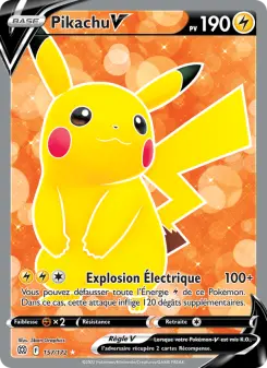 Pikachu V — carte 157 de l’extension Stars Étincelantes
