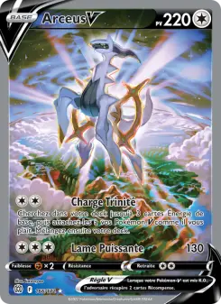 Arceus V — carte 166 de l’extension Stars Étincelantes