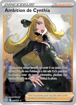 Ambition de Cynthia — carte 169 de l’extension Stars Étincelantes