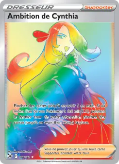 Ambition de Cynthia — carte 178 de l’extension Stars Étincelantes