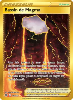 Bassin de Magma — carte 185 de l’extension Stars Étincelantes