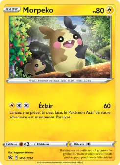 Morpeko — carte SWSH012 de l’extension Promo SWSH