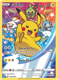 Pikachu — carte SWSH020 de l’extension Promo SWSH