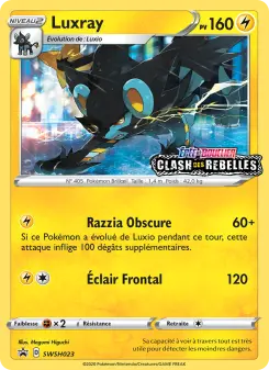 Luxray — carte SWSH023 de l’extension Promo SWSH